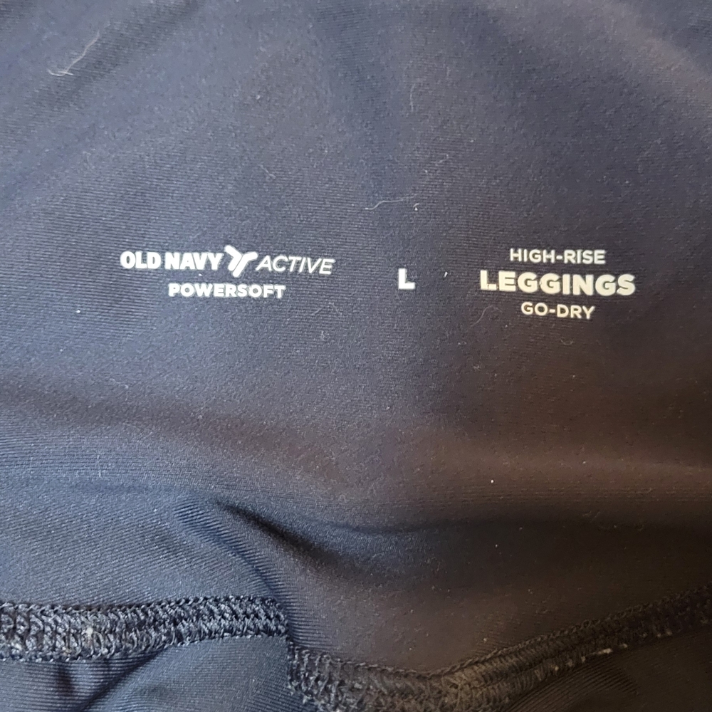 Old Navy Womans Deep Blue Joggers - Picture 2 of 3
